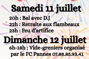 Fête du village à Pannes