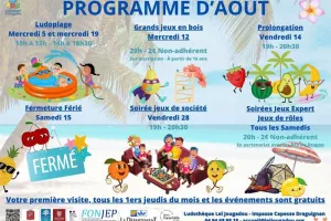Ludothèque Lei Jougadou - Programme