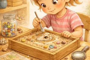 Atelier enfants : mission archéologue – fouille et découverte