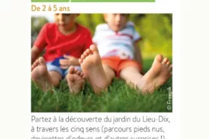 Parcours sensoriel des tout-petits