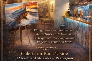Exposition peinture au couteau et huile de Célinne.