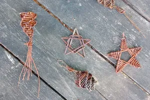 Atelier décorations de Noël en vannerie d'osier