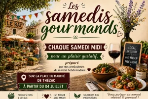 Les samedis gourmands du marché de Thézac