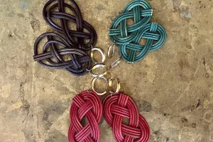 Vannerie - Les stages d'été sympas ! avec Carole Burtin - Les boucles d'oreilles