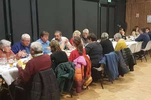 Repas côte de bœuf au braséro