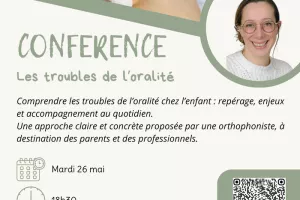 Conférence : Les troubles de l’oralité