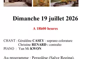 Musique sacrée piano/voix
