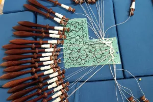 Démonstration des dentellières de Bouricos