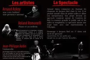 Spectacle Musical : La promesse BREL