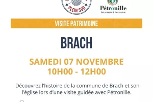 Sortie patrimoine : Histoire et patrimoine de la ville de Brach