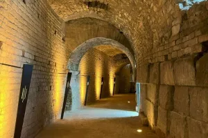 Visite flash des souterrains de l'amphithéâtre