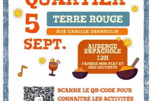 Repas de quartier à Terre Rouge