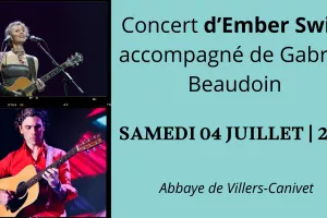 Concert d'Ember Swift & Gabriel Beaudoin