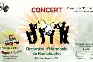 Orchestre d'Harmonie de Rambouillet                                                     En première partie La clique à kikko