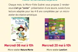 L'art ça conte - Au jardin des couleurs et micro-atelier Land'art