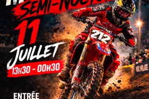 Motocross semi-nocturne