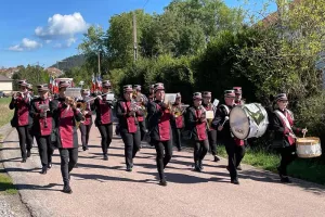 Musique Municipale de Bruyères - répétition en plein-air (Bruyères)