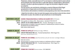 Fermes en Fête - Soirée d'inauguration au château Sainte Foy