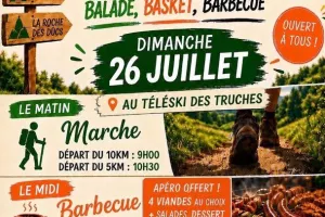 Journée balade basket barbecue