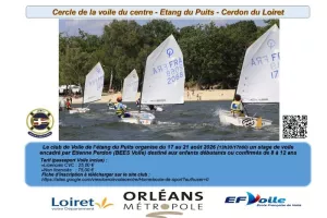 Stage de voile du 17 au 21 aout 2026 destiné aux enfants