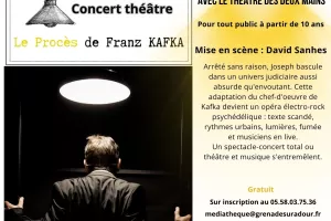 Spectacle " Le Procès" de Franz Kafka -Cie Théâtre des deux mains