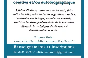 Ateliers d'écriture créative