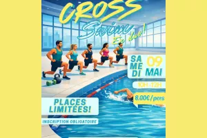 Cross swim à la piscine les Héléades
