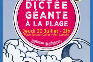 Dictée Géante à la plage