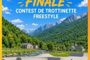 Accous en ride - finale contest de trottinette freestyle