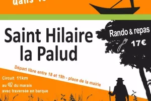 Randonnée gourmande dans le Marais à Saint-Hilaire-la-Palud