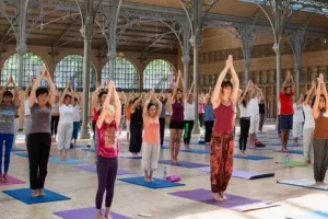 Yoga à la Halle aux sucres