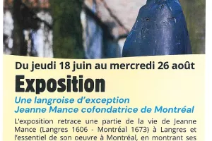 Exposition - Une Langroise d'exception Jeanne Mance
