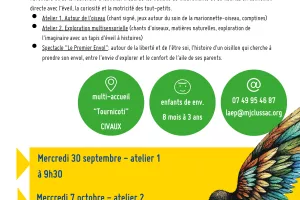 Cycle d'ateliers de médiation "Le Premier Envol"