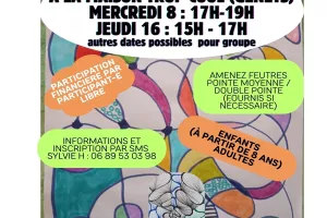 Atelier détente créative "griffonnage - dessin méditatif"