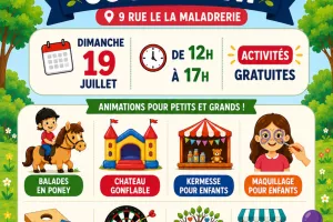 Grande fête familiale de plein air