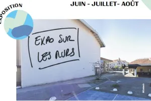 Exposition photo sur les murs de la ville