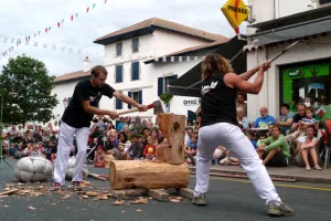 Démonstration de jeux et sports traditionnels basques
