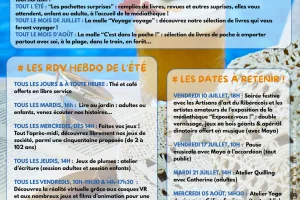 Lecture au jardin les mardis