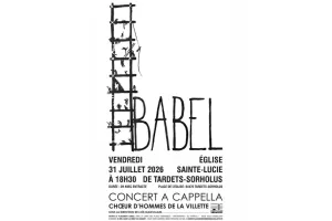 Concert choeur d'hommes "Babel"