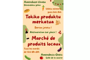Marché de produits locaux