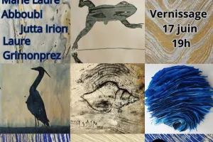 Cours d'O.   Exposition de peintures, installations et objets sonores