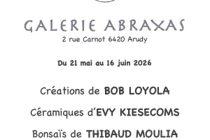 Exposition : Trois regards sur la matière - Bob Loyola, Evy Kiesecoms, Thibaud Moulia