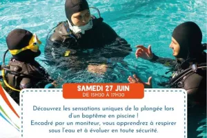 Baptême de plongée à la piscine