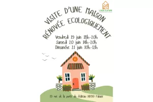 Visite d'une maison rénovée écologiquement par Logis Nature