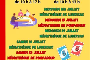 Ludothèque "case départ" à la médiathèque de Pompadour