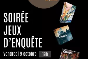 Soirée jeux : spécial polar, jeux d'enquête