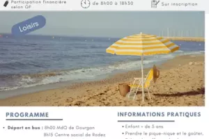 Sortie à la mer à Valras plage