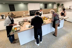 Atelier cuisine chocolat et fruits de saison avec Thomas Fournier à Availles-Limouzine