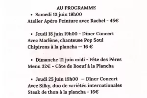 Fête des pères à la Maison Madeline