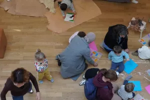 Doudou au Frac-Arto - visite jeunes enfants